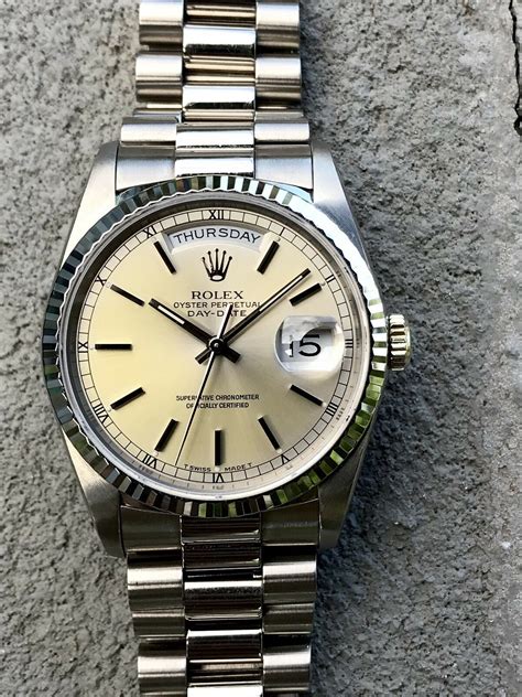 rolex day date 18239 wm9|Rolex 128239.